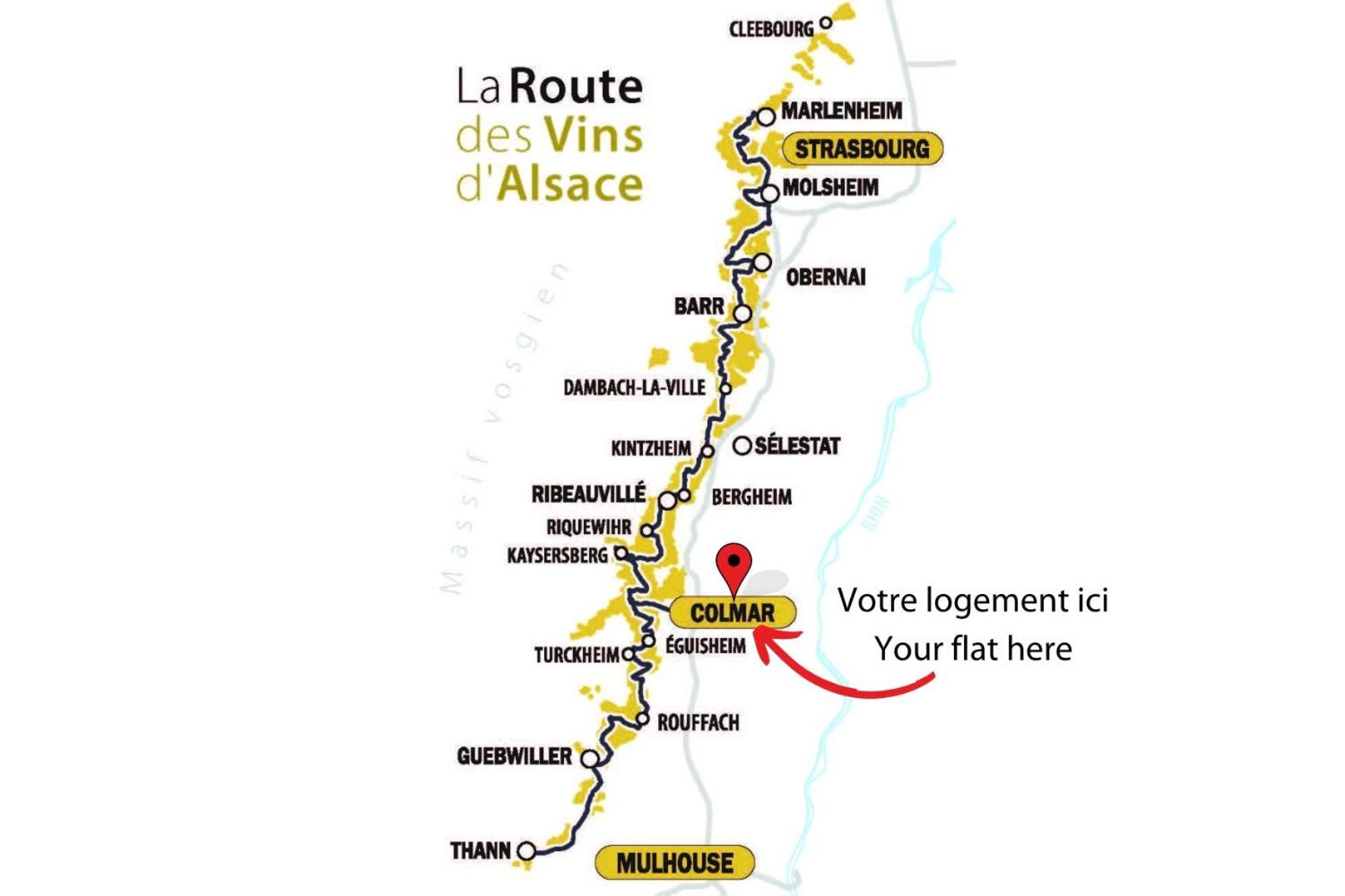 Le Rosacker - Proche Centre Ville Et Gare - Terrasse - Parking Gratuit 2 Places - 2 Chambres - 2 Salles De Bain - Netflix Colmar Zewnętrze zdjęcie